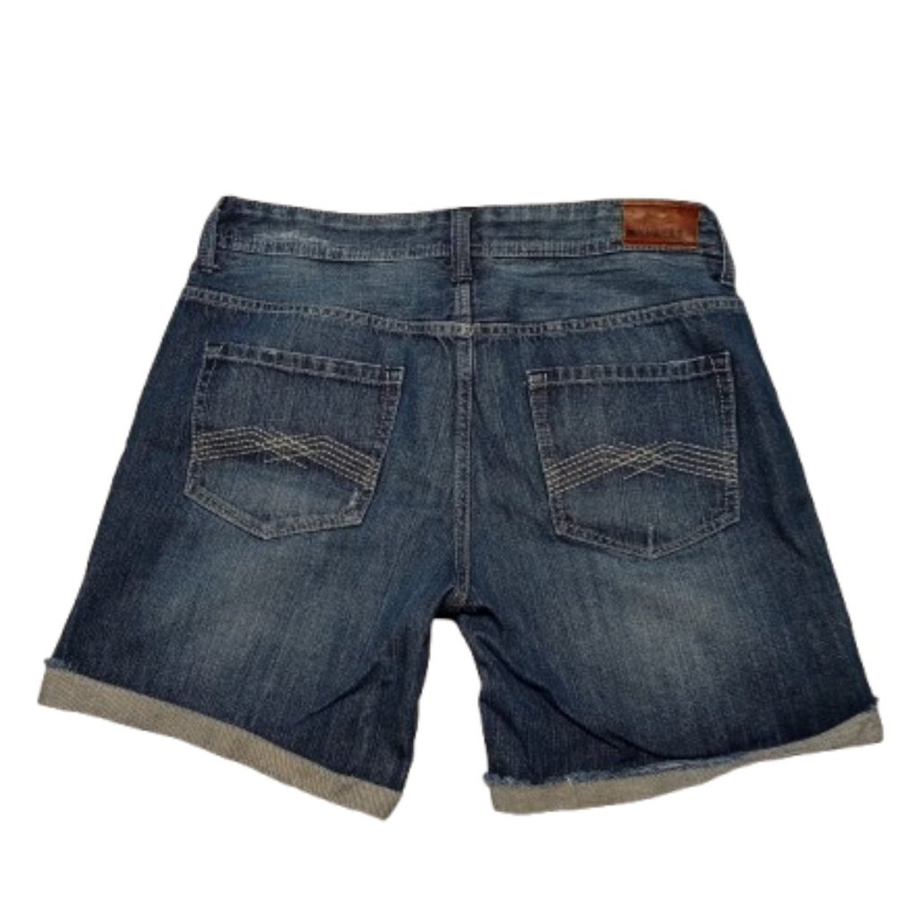 Women’s EXPRESS Slightly Distressed 100% Cotton Denim Shorts – Size 10 - Picture 5 of 5